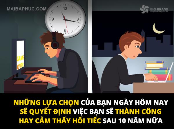 Những lựa chọn của bạn ngày hôm nay sẽ quyết định việc bạn sẽ thành công hay không